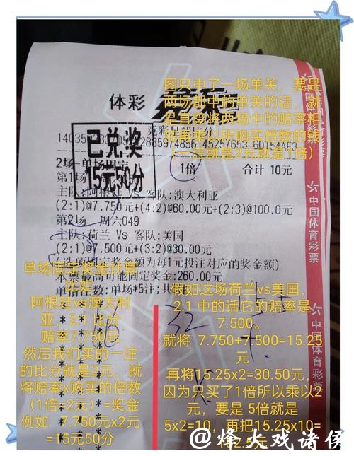 世界杯竞彩：如何利用赔率进行合理投注